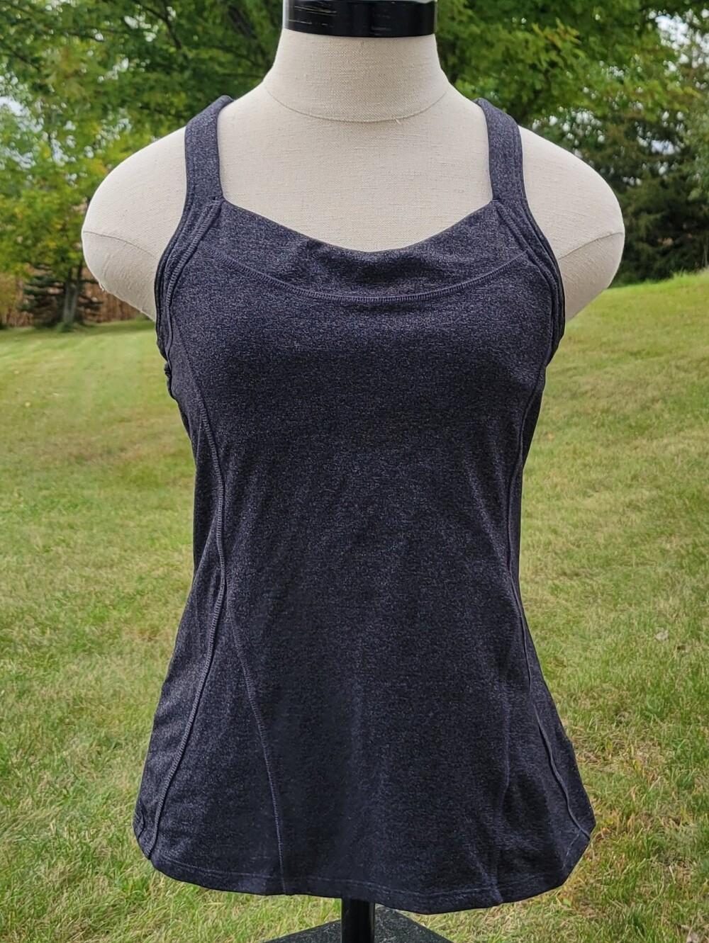 Athleta Equator Tank size small heather black